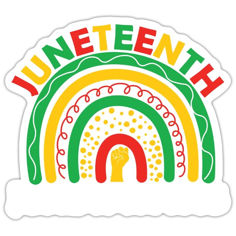 Juneteenth Boho Regenbogen 19. Juni 1865 Juneteent