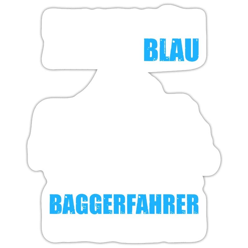 Morgens müde Baggerführer Baggerfahrer Bagger