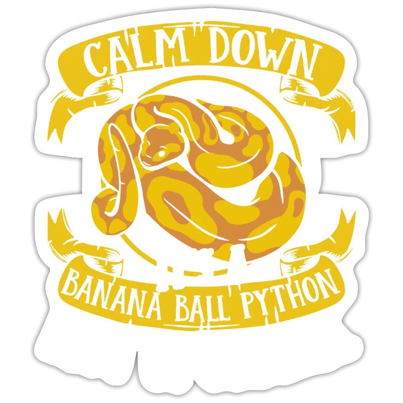 Calm Down It's Not A Shark Python Banana Ball