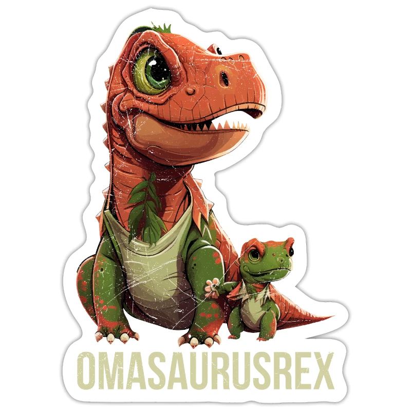 Omasaurus Muttertag Großmutter Dinosaurier