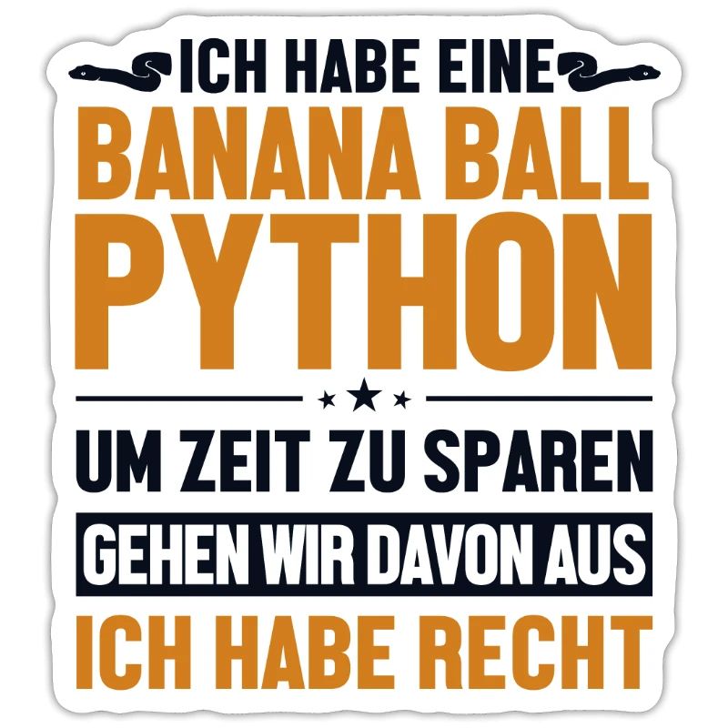Banana Ball Python hat immer Recht Python Banana