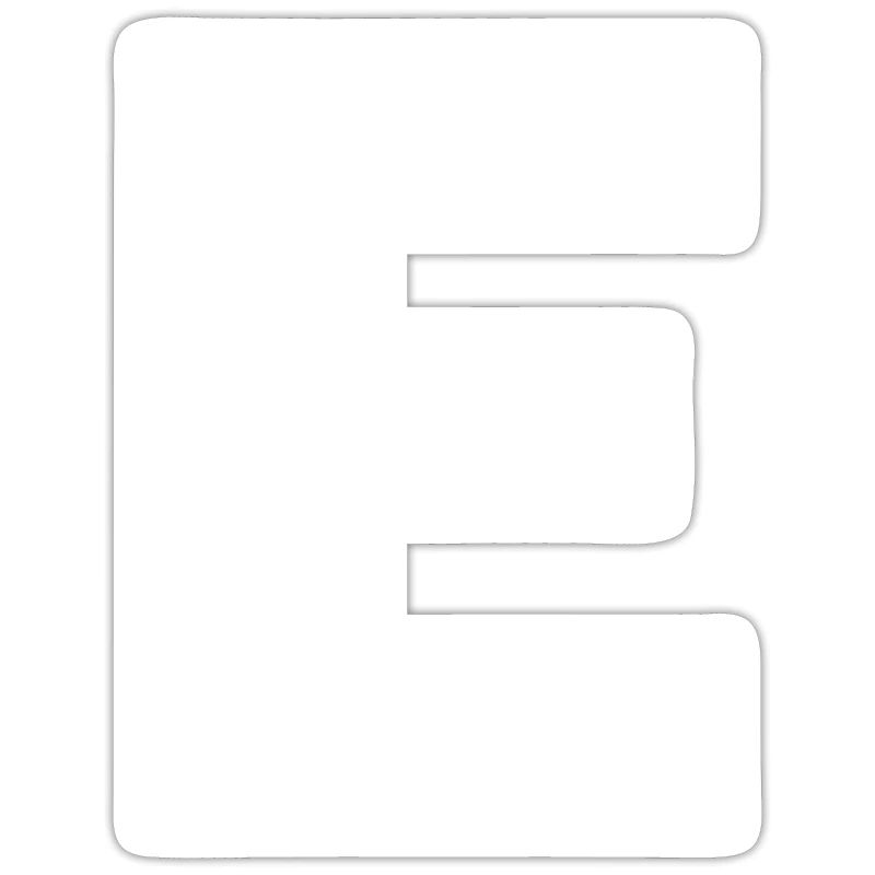 Buchstabe E Großbuchstaben Alphabet Monogramm Initiale