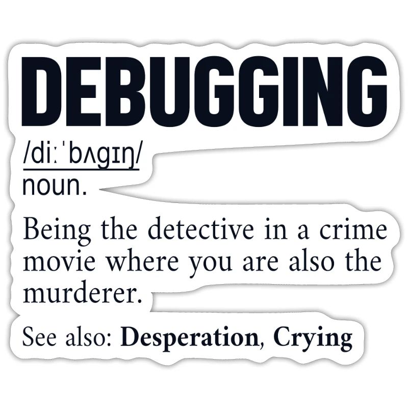 Debugging Definition Developer Coder Programmer