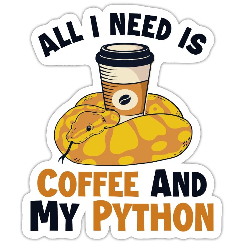 Coffee and Python Python Schlange Banana Ball