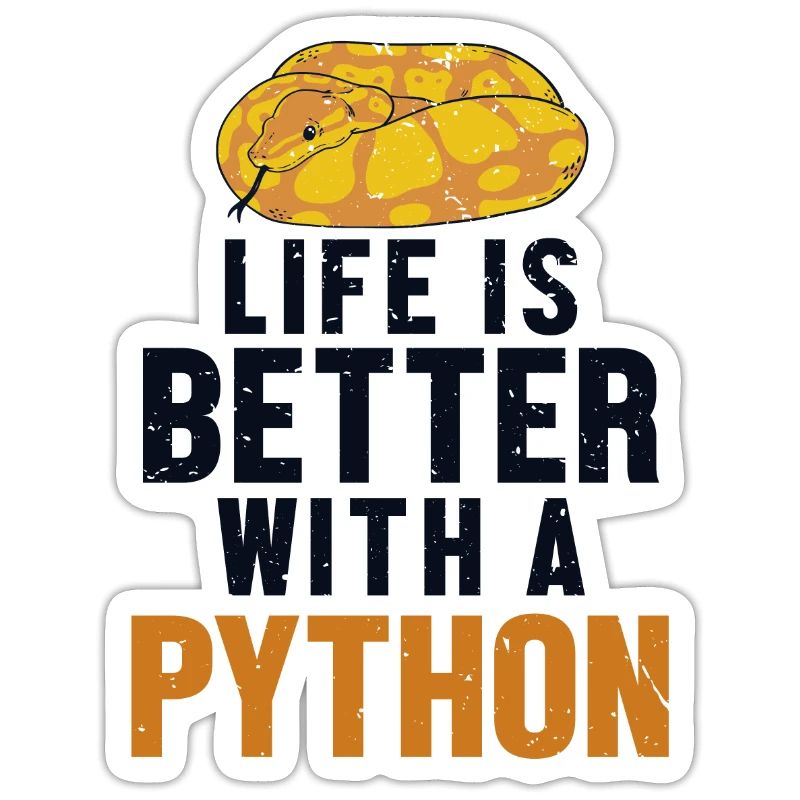 Life is Better with a Python Snake Banana Ball