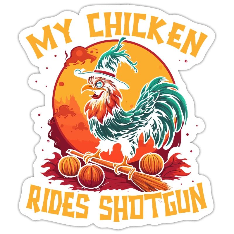 Hühnchen Halloween Süßes oder Saures Hühnerbauer