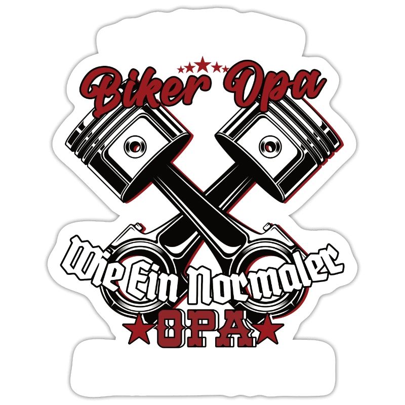 Ich Bin Ein Biker Opa Spruch Geschenkidee