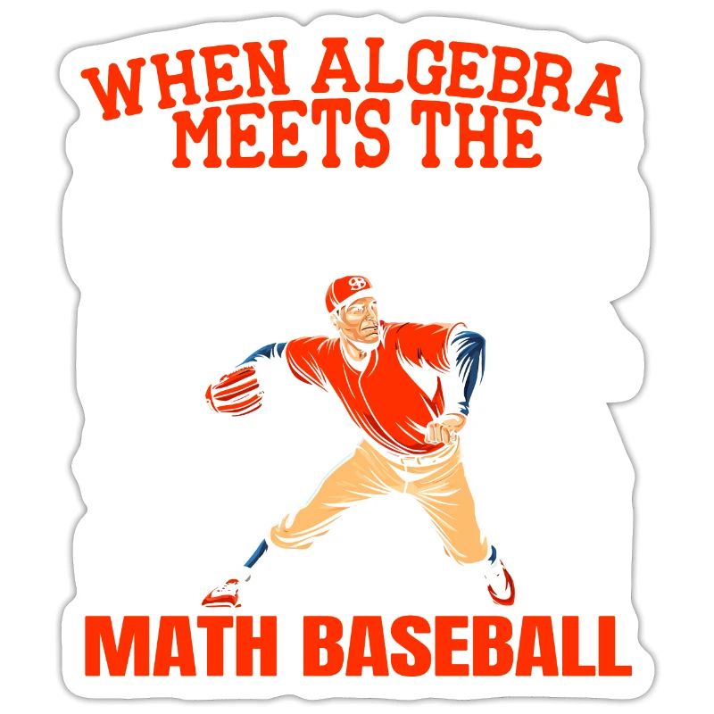 Baseball Math Lover Mathematician Baseball Player