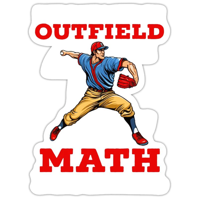 Baseball Math Lover Mathematician Baseball Player