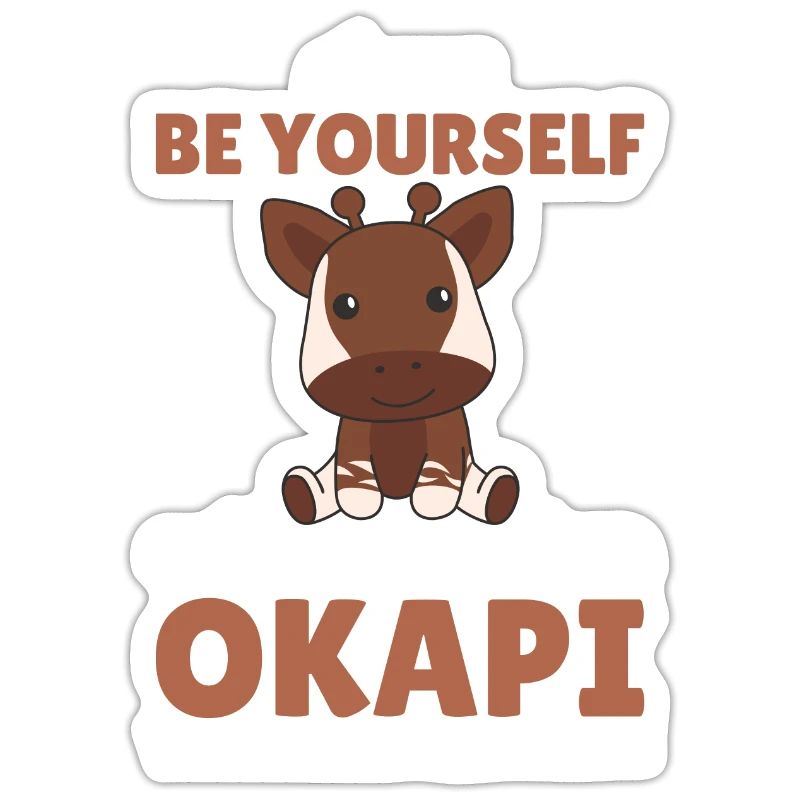 Sei immer du selbst außer du kannst ein Okapi sein