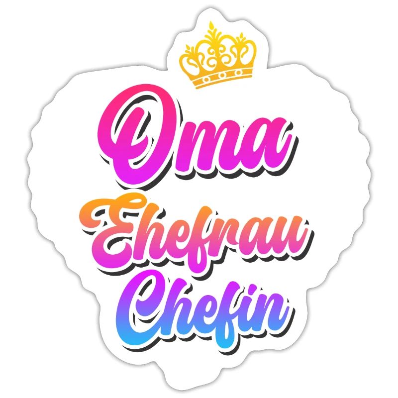 Oma Chefin Großmutter Muttertag Granny Ehefrau