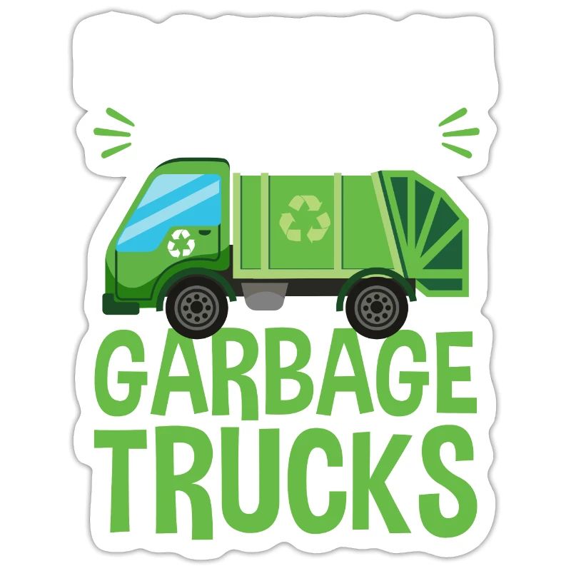 Garbage trucks, garbage day, garbage collection
