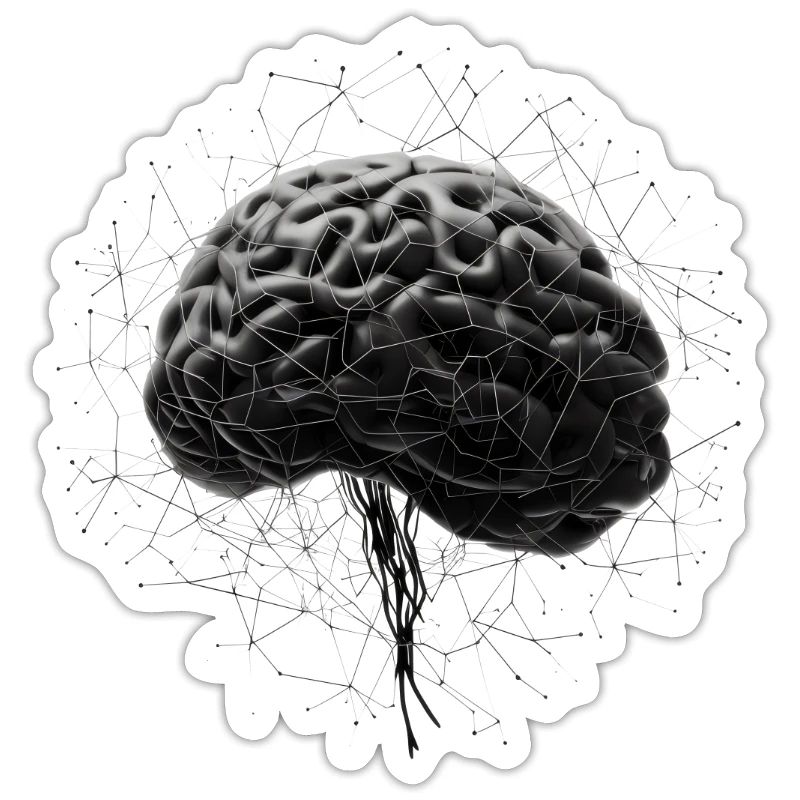 Gehirn Neuronale KI Deep Learning Computeralgorithmus