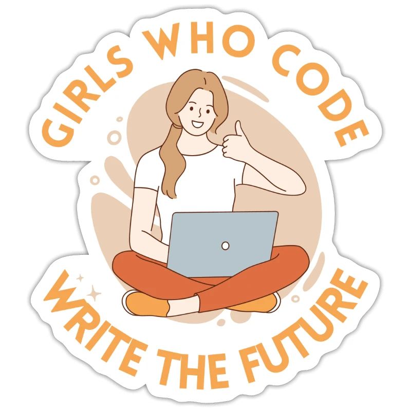 Développeur Coder Programmeur Girl