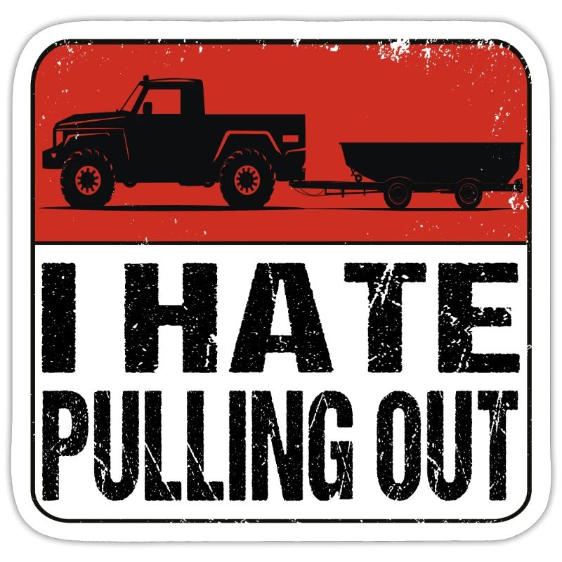 Vintage I hate pulling out - boating captain