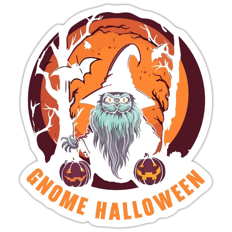 Gartenzwerg Halloween Süßes oder Saures Gärtner