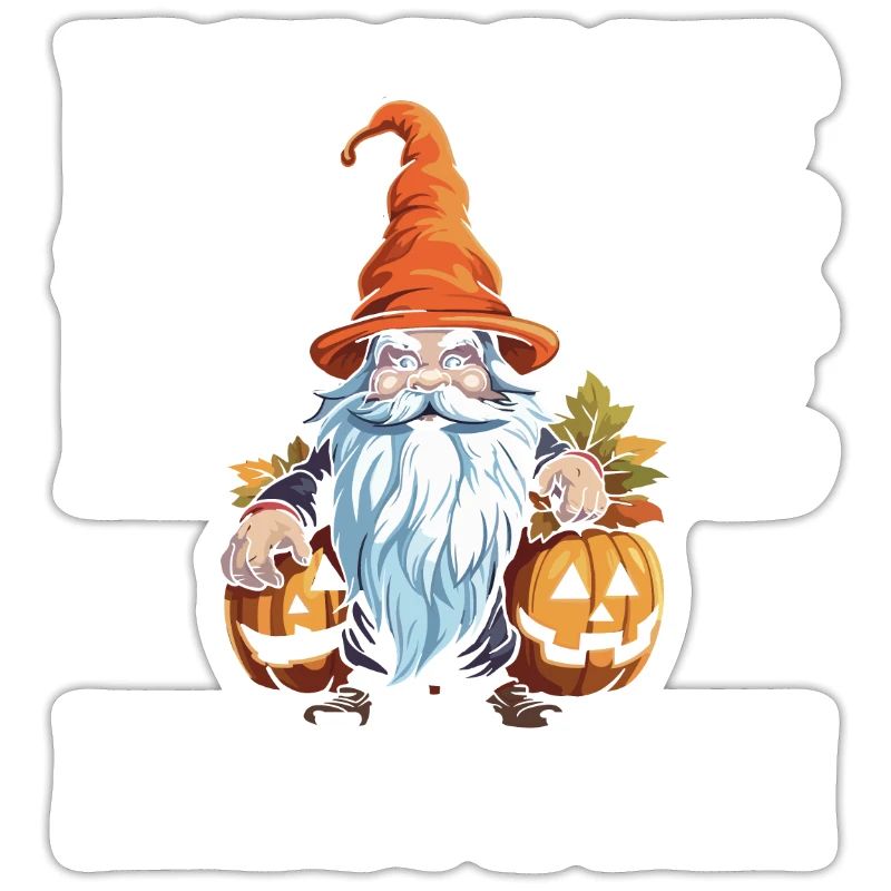 Gartenzwerg Halloween Süßes oder Saures Gärtner