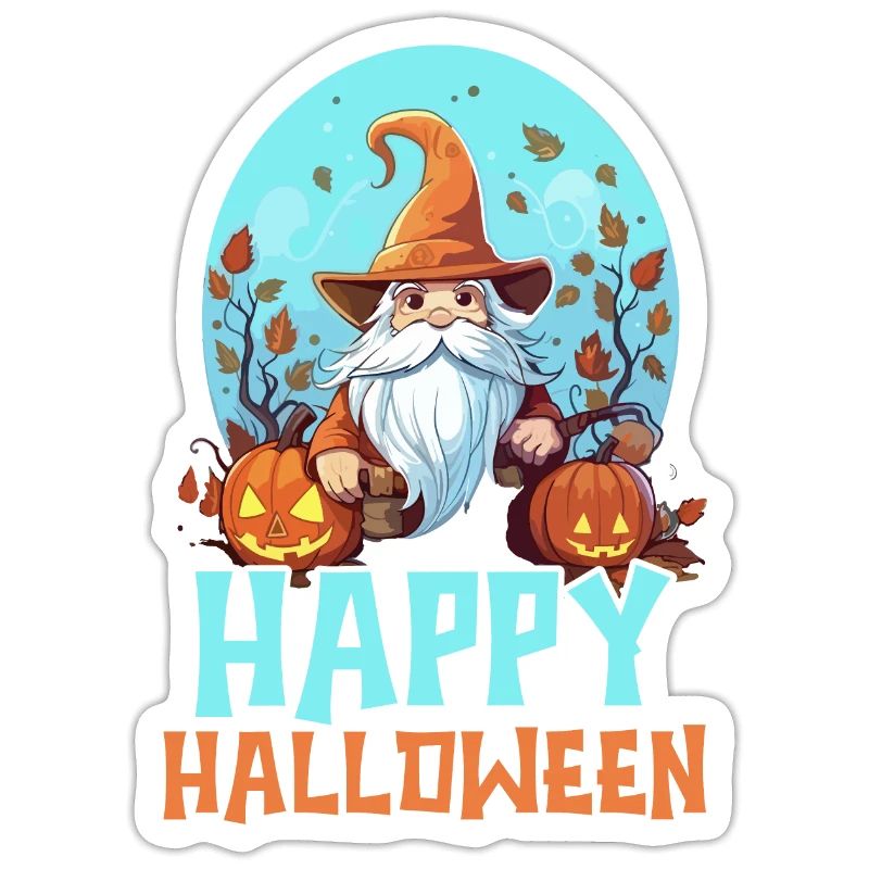 Gartenzwerg Halloween Süßes oder Saures Gärtner