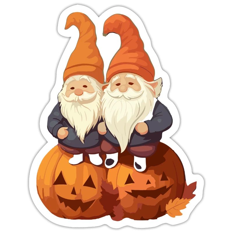 Gartenzwerg Halloween Süßes oder Saures Gärtner