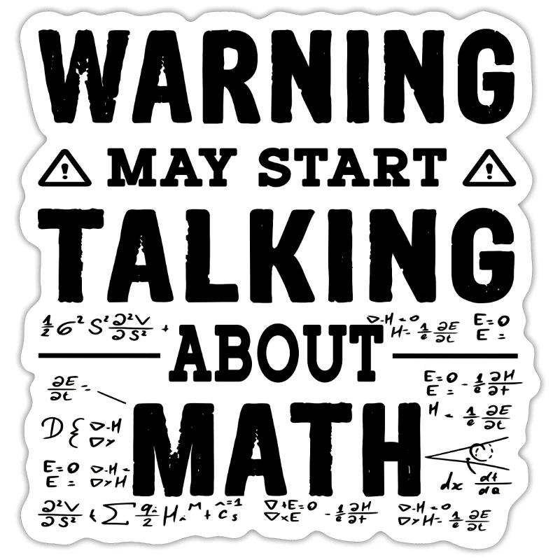 Warning may start talking about math - Math Genius
