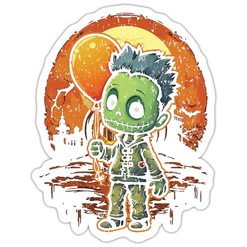 Ballon Halloween Süßes oder Saures Spooky Boo Ghost