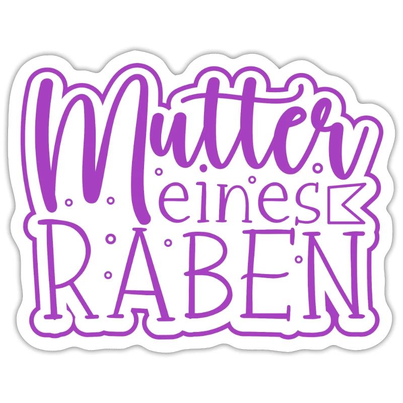 Mutter eines Raben - Rabenmutter