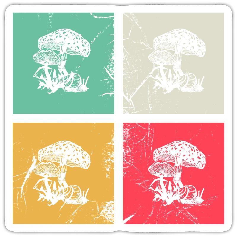Mushroom Mushrooms Boletus Toadstool Retro Gift