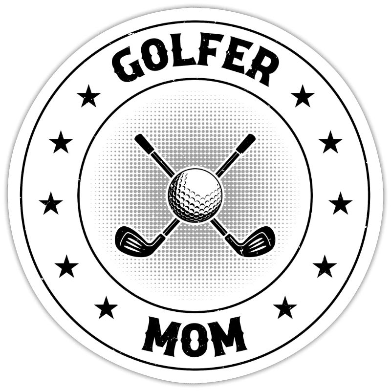 Golfeuse Maman - Joueuse de golf Mama Golfeuse Golf