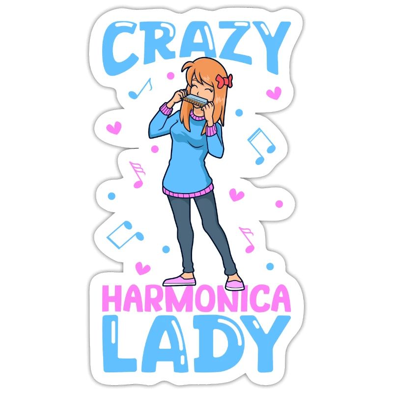 Crazy Harmonica Lady