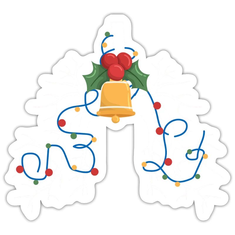 Ventilation Therapy Lung Christmas String Light