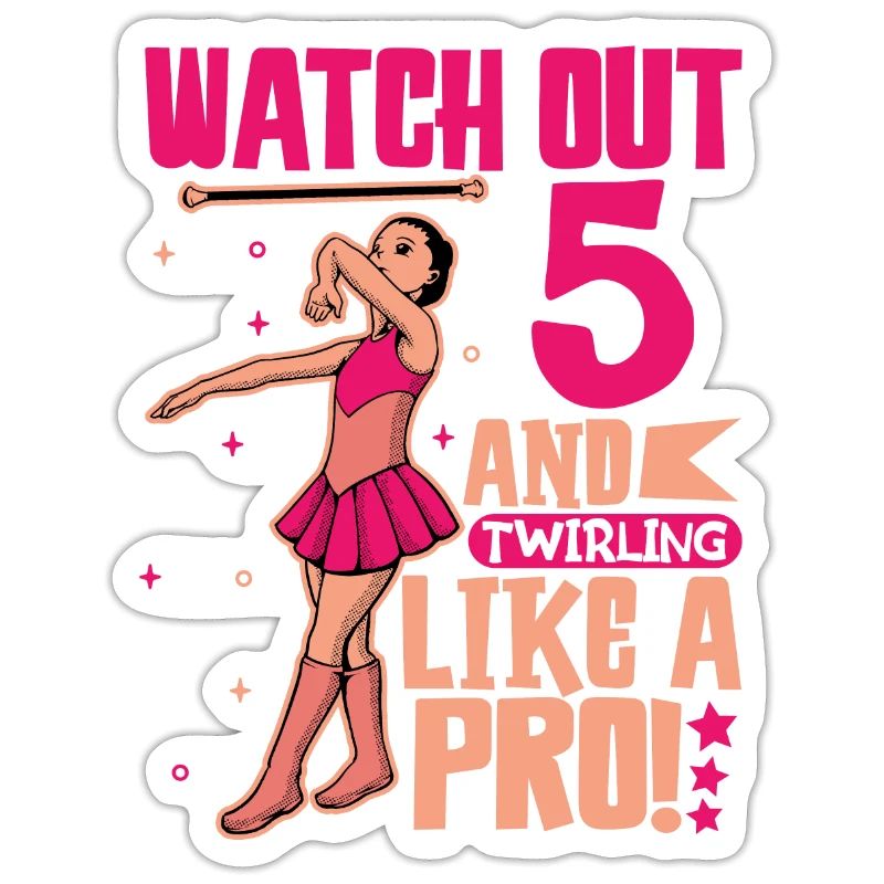 Ich bin 5 - Mädchen Twirling