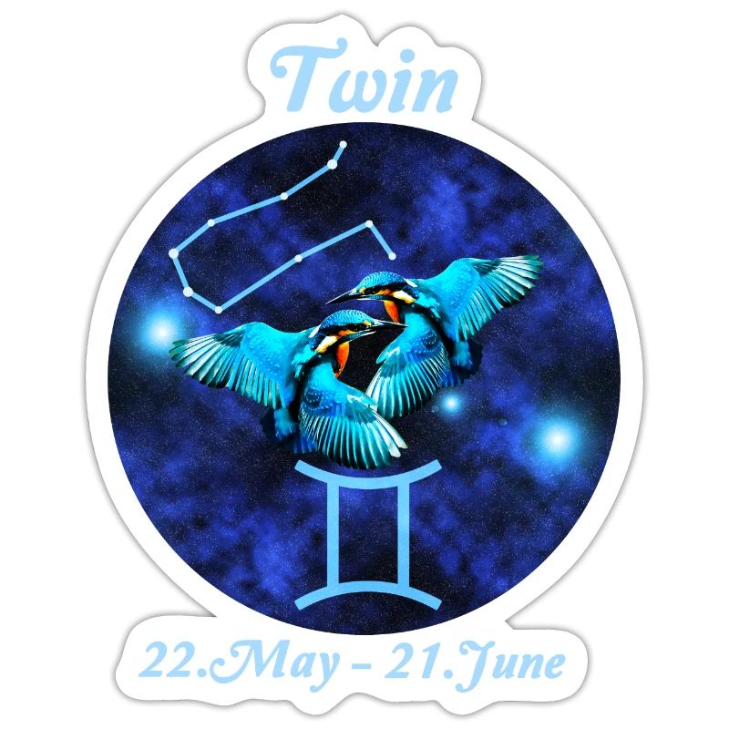 Sternzeichen Zwilling, Eisvogel, Sternbild