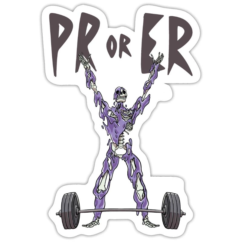 PR oder ER Fitness Workout Bodybuilder