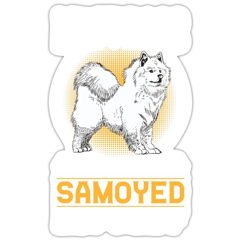 Samoyed has staff Samoyed Spitz