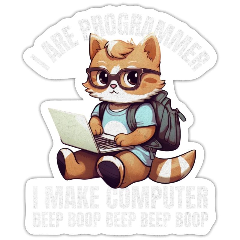 Ich bin Programmierer. Ich mache Computer Beep