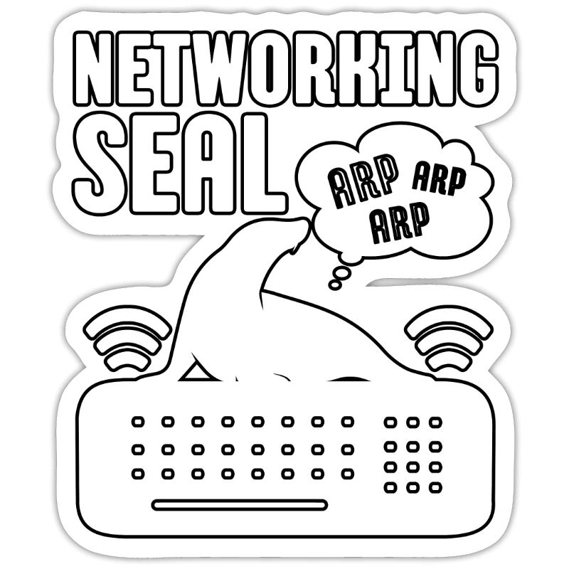 Networking Seal for IT Tech Job System Network