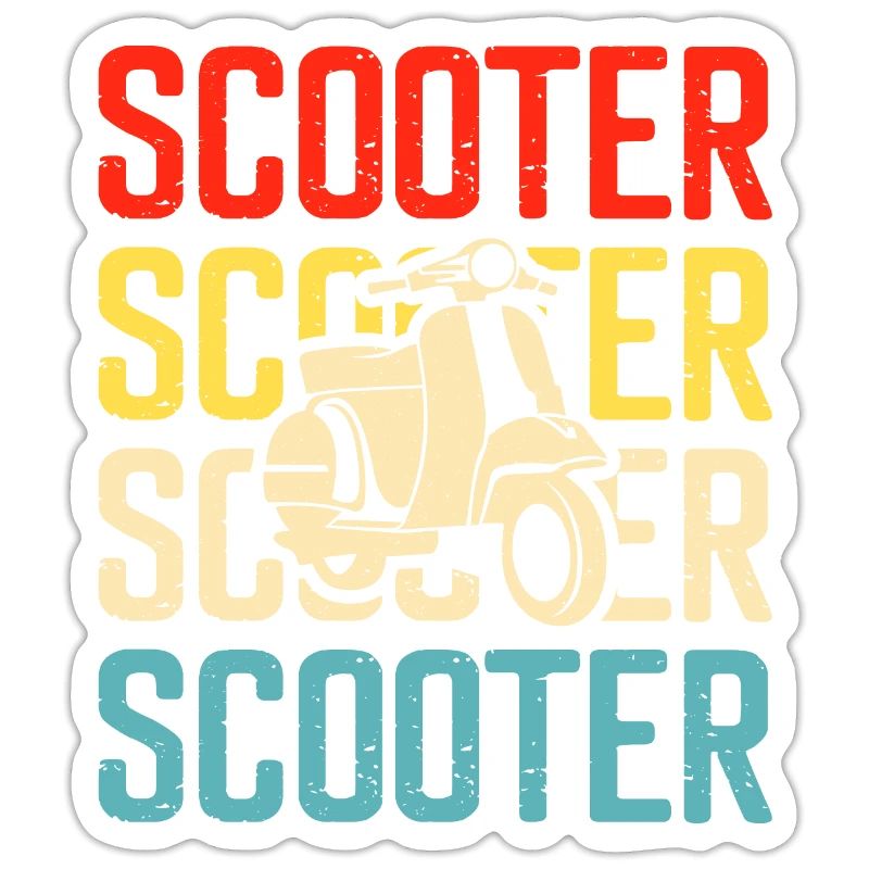 Roller Rollerfahrer Motorroller