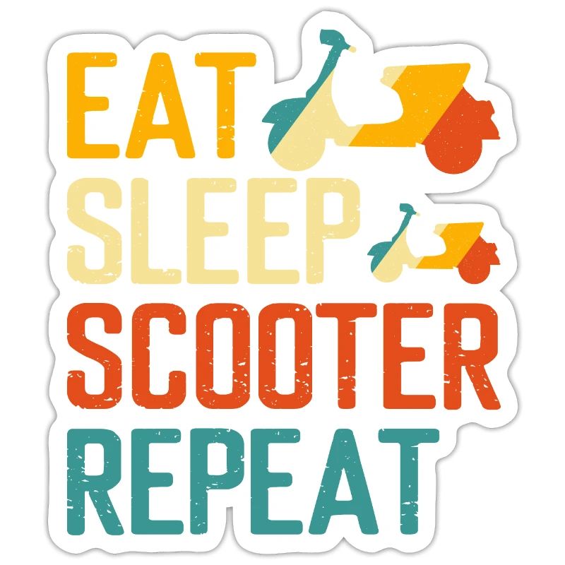 Roller Rollerfahrer Motorroller