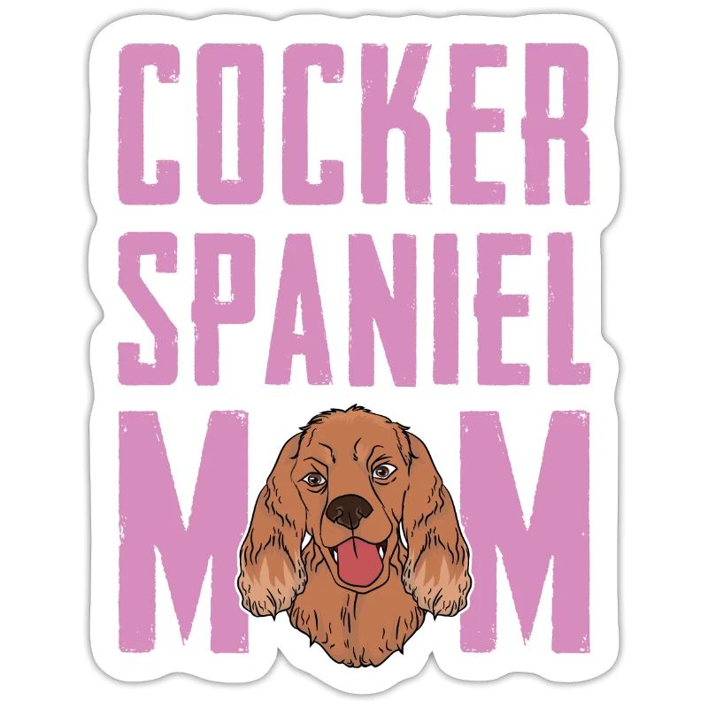 Hunde Mama Muttertag Geschenk Cocker Spaniel