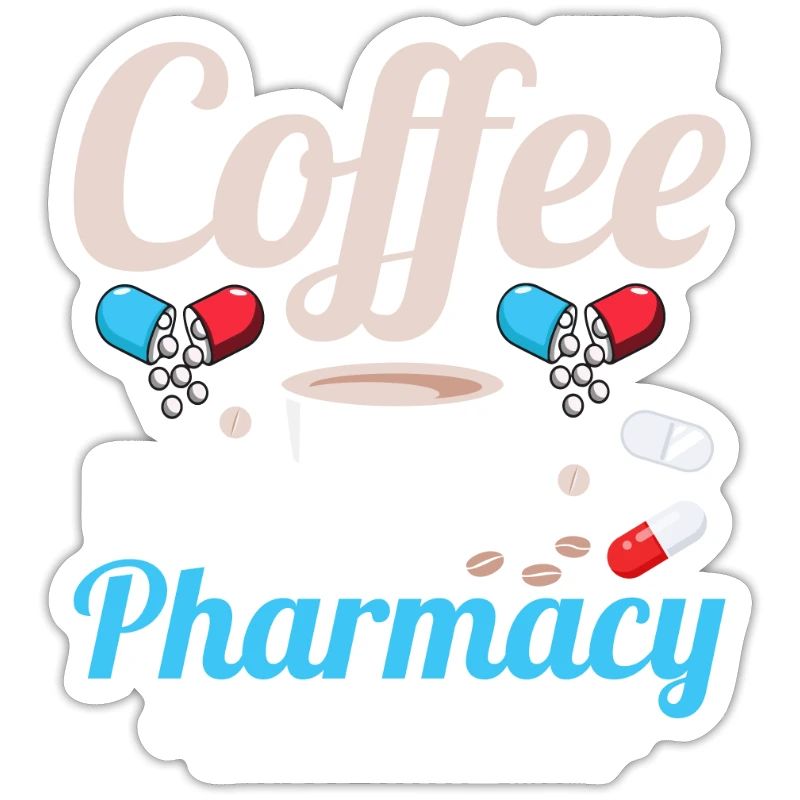 Half Coffee Half Pharmacy Technician Pharmacist
