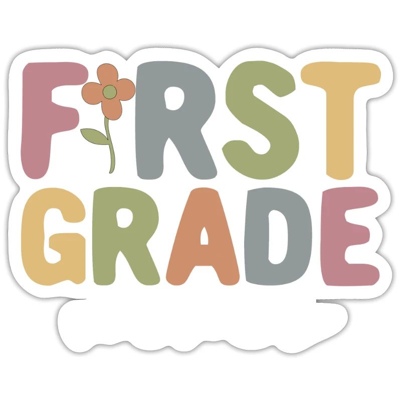 First Grade Vibes 1st Class Team Retro 100th Day