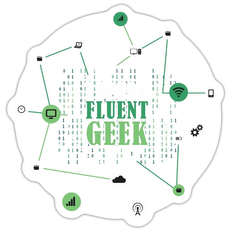 I Speak Fluent Geek Funny Networking Binary Code I