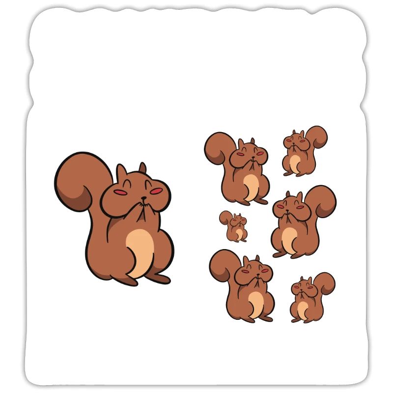 Funny Squirrels How It Started How It's Going Fore