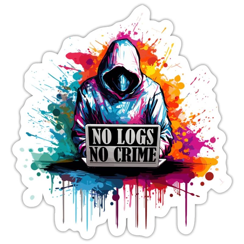 Ethical Hacker's Code: No Logs, No Crime Visual