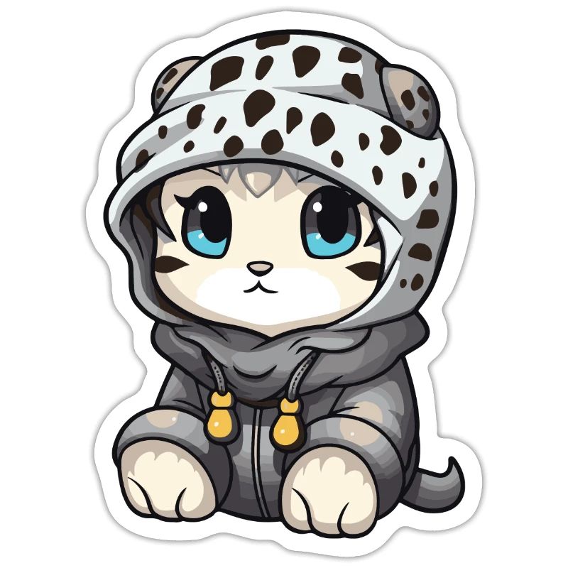Snow leopard winter leopard comic