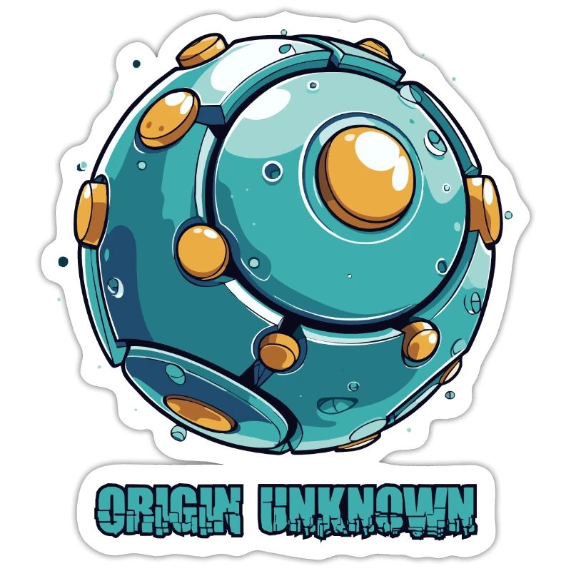 Round unknown object, origin unknown