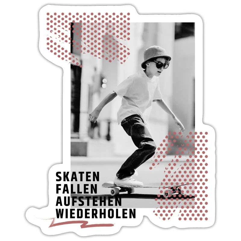 Skateboard Design Perfekt Jungen Geschenkidee