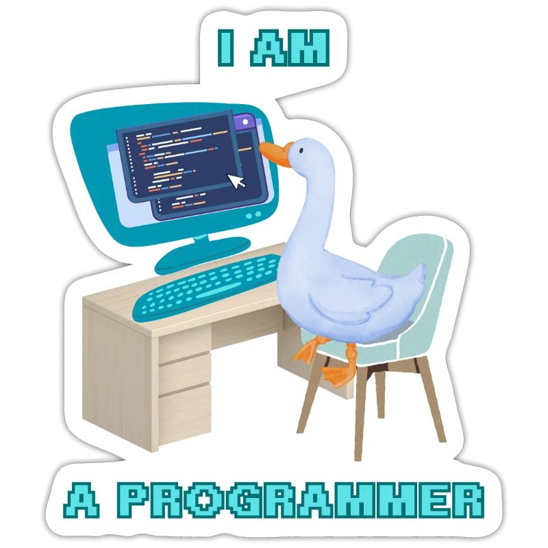 A Programmer Duck, a Fun Design for Programmers