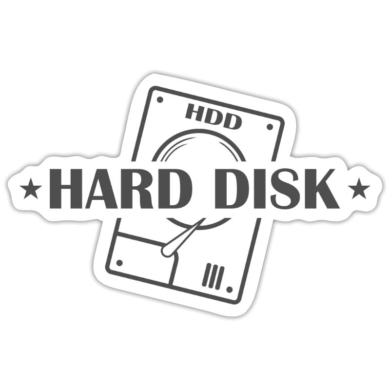 Hard disk HDD retro storage module data carrier