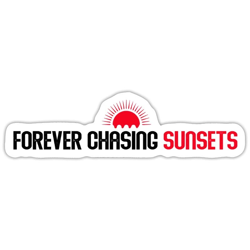 Forever Chasing Sunsets Retro Summer Vacation